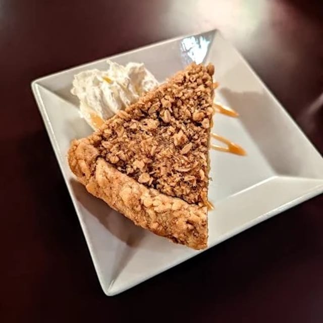 Amaretto Peach Pie.
