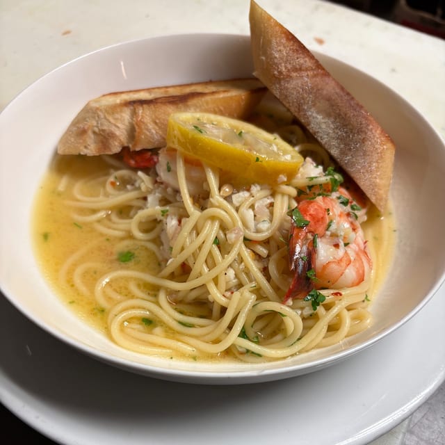 Shrimp Scampi.